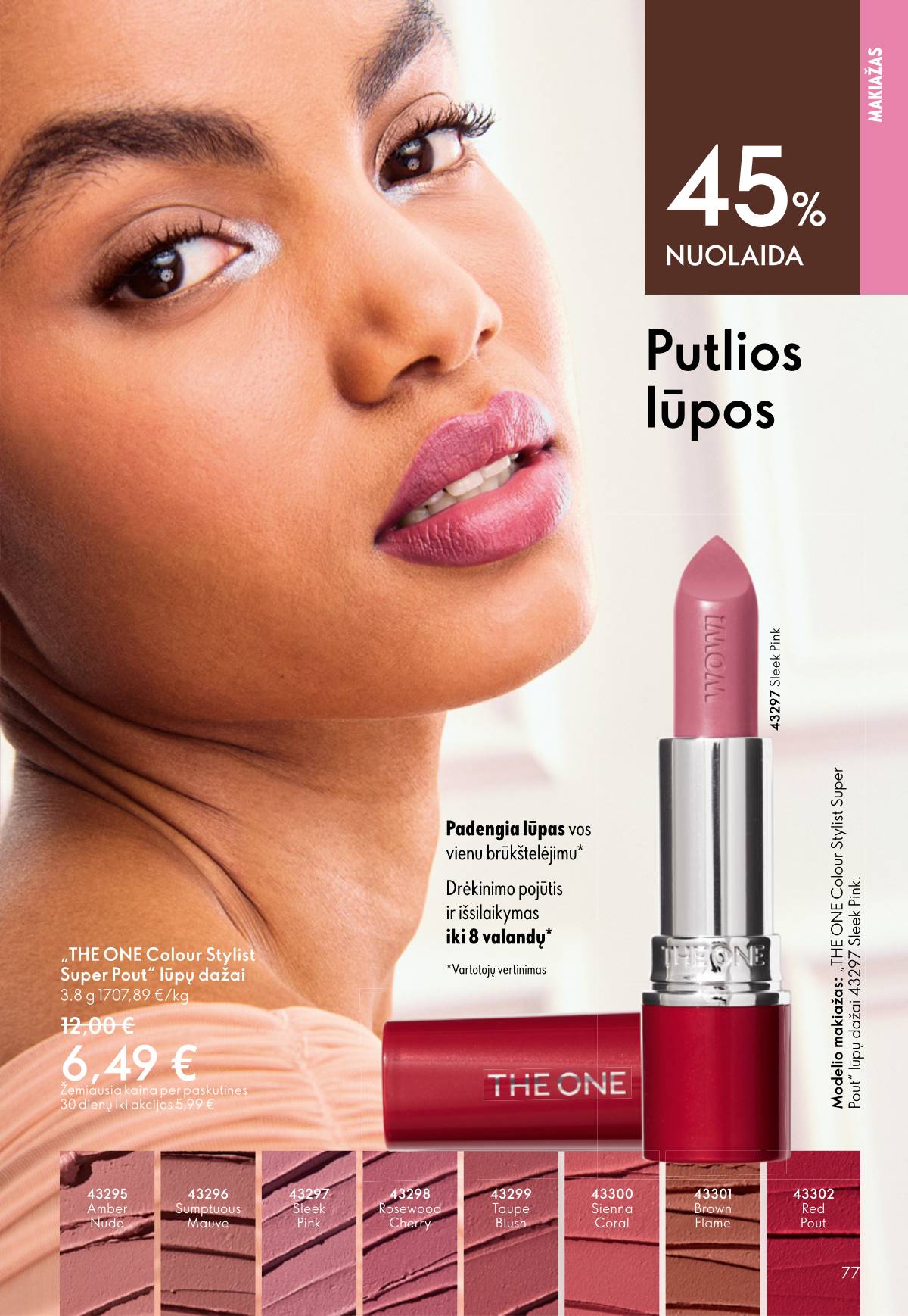 Oriflame - Oriflame akcijų katalogas 77 puslapis