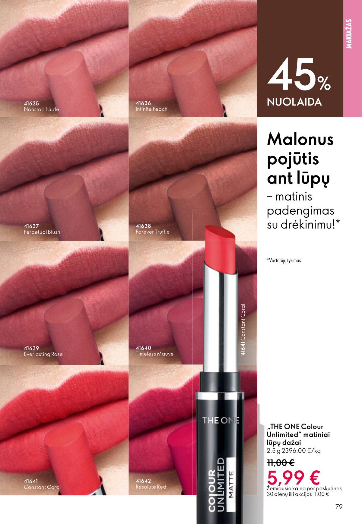 Oriflame - Oriflame akcijų katalogas 79 puslapis