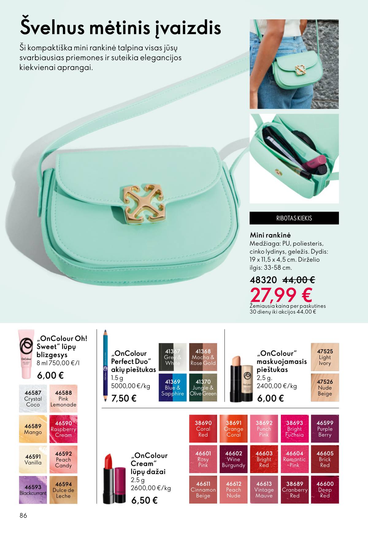 Oriflame - Oriflame akcijų katalogas 86 puslapis