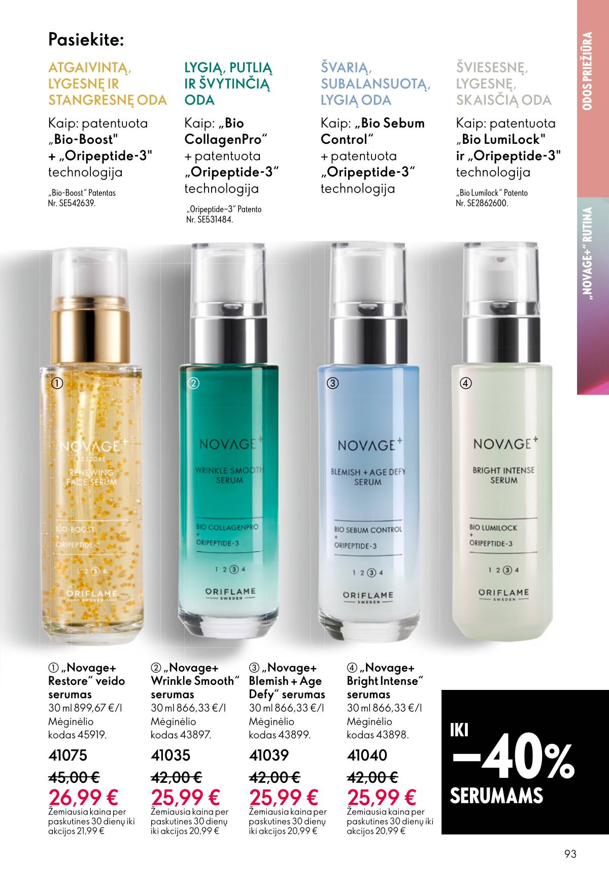 Oriflame - Oriflame akcijų katalogas 93 puslapis