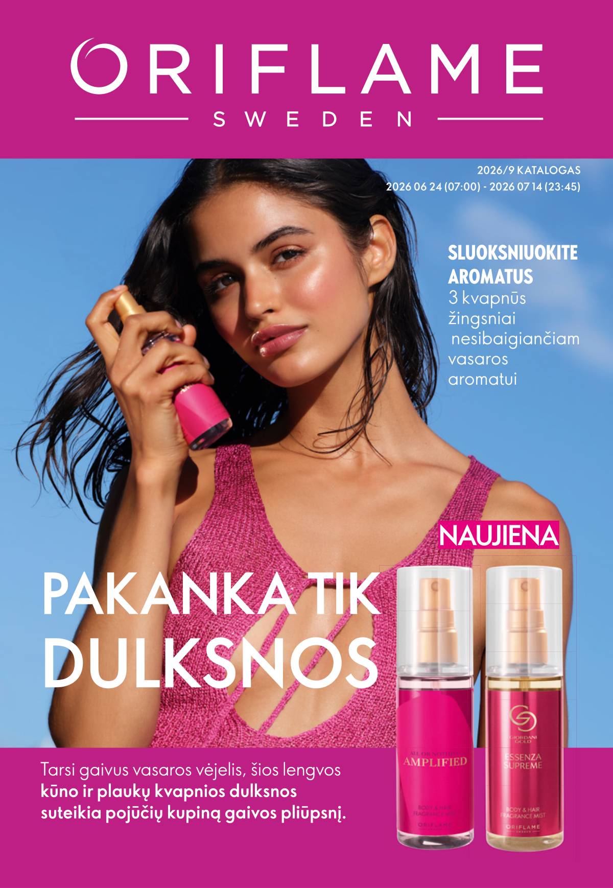 Oriflame - Oriflame akcijų katalogas 1 puslapis