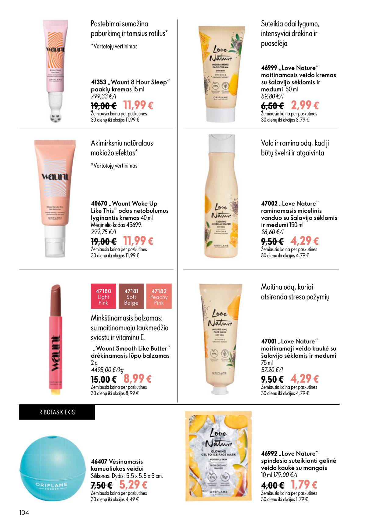 Oriflame - Oriflame akcijų katalogas 104 puslapis