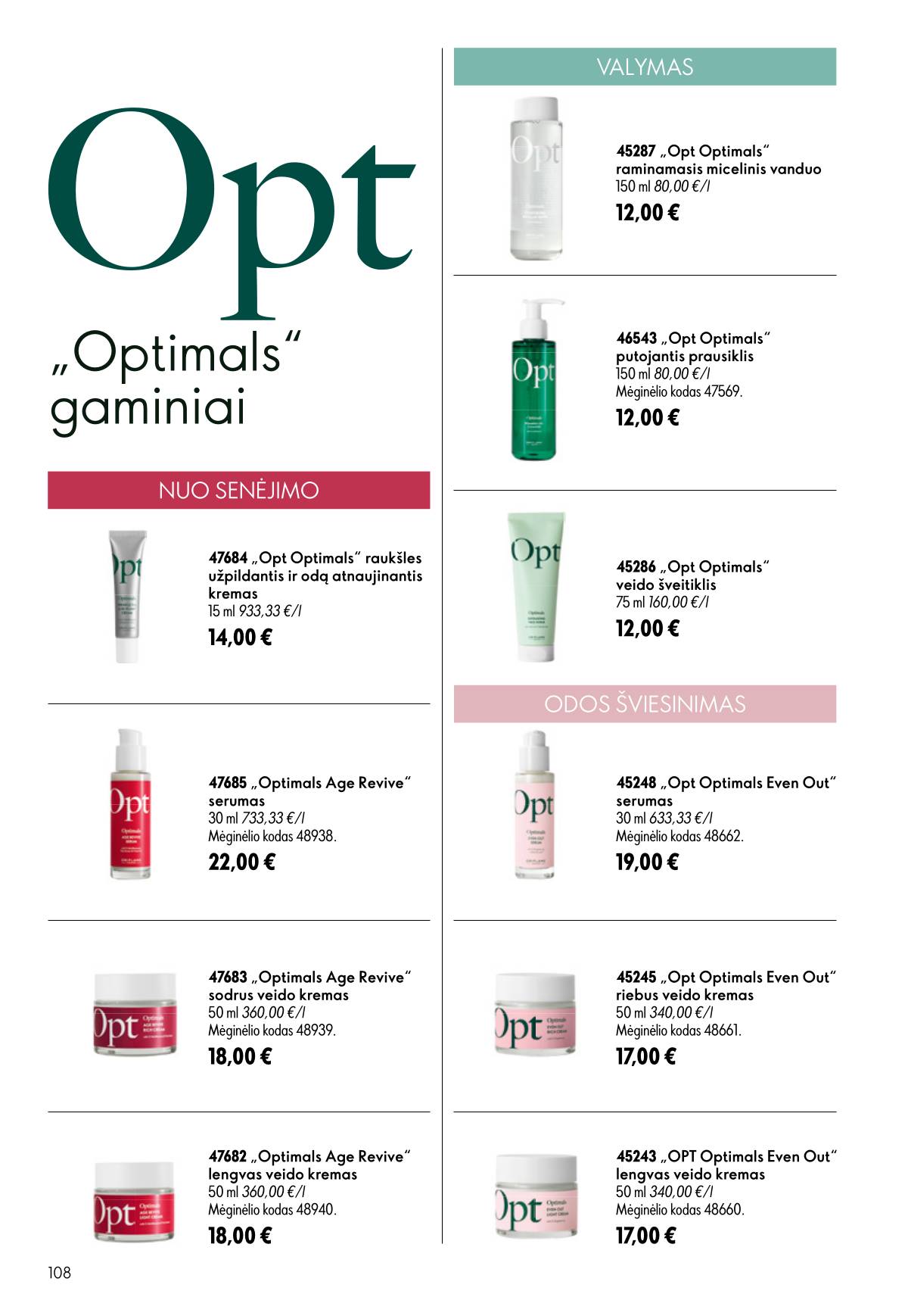 Oriflame - Oriflame akcijų katalogas 108 puslapis