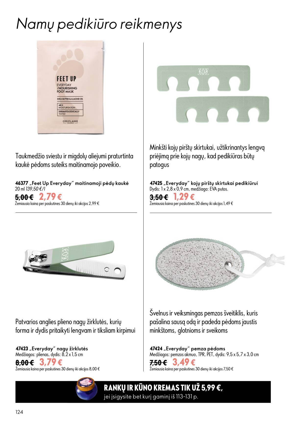 Oriflame - Oriflame akcijų katalogas 124 puslapis