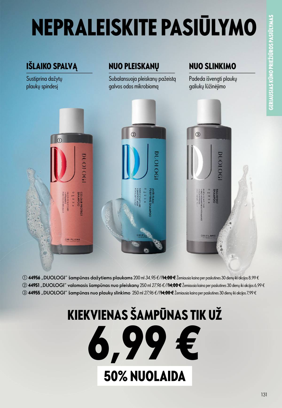 Oriflame - Oriflame akcijų katalogas 131 puslapis