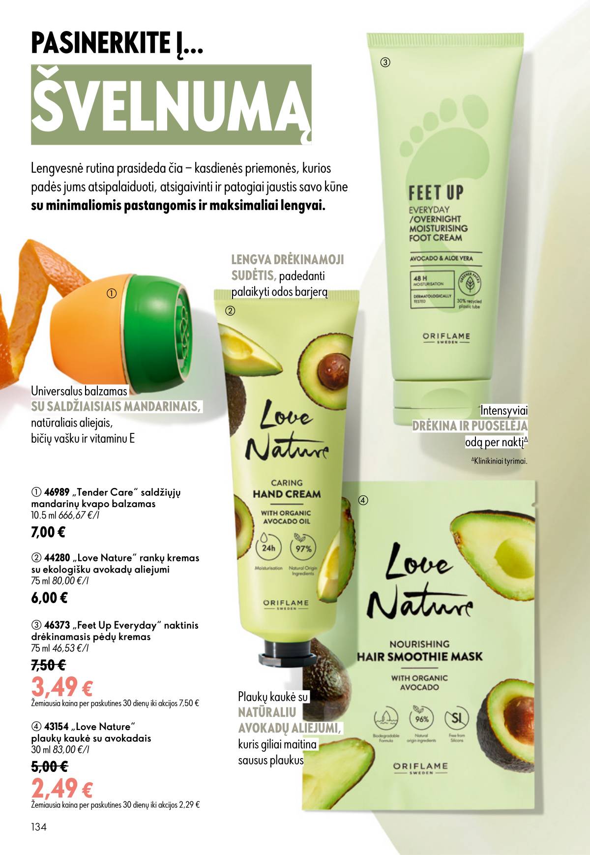 Oriflame - Oriflame akcijų katalogas 134 puslapis