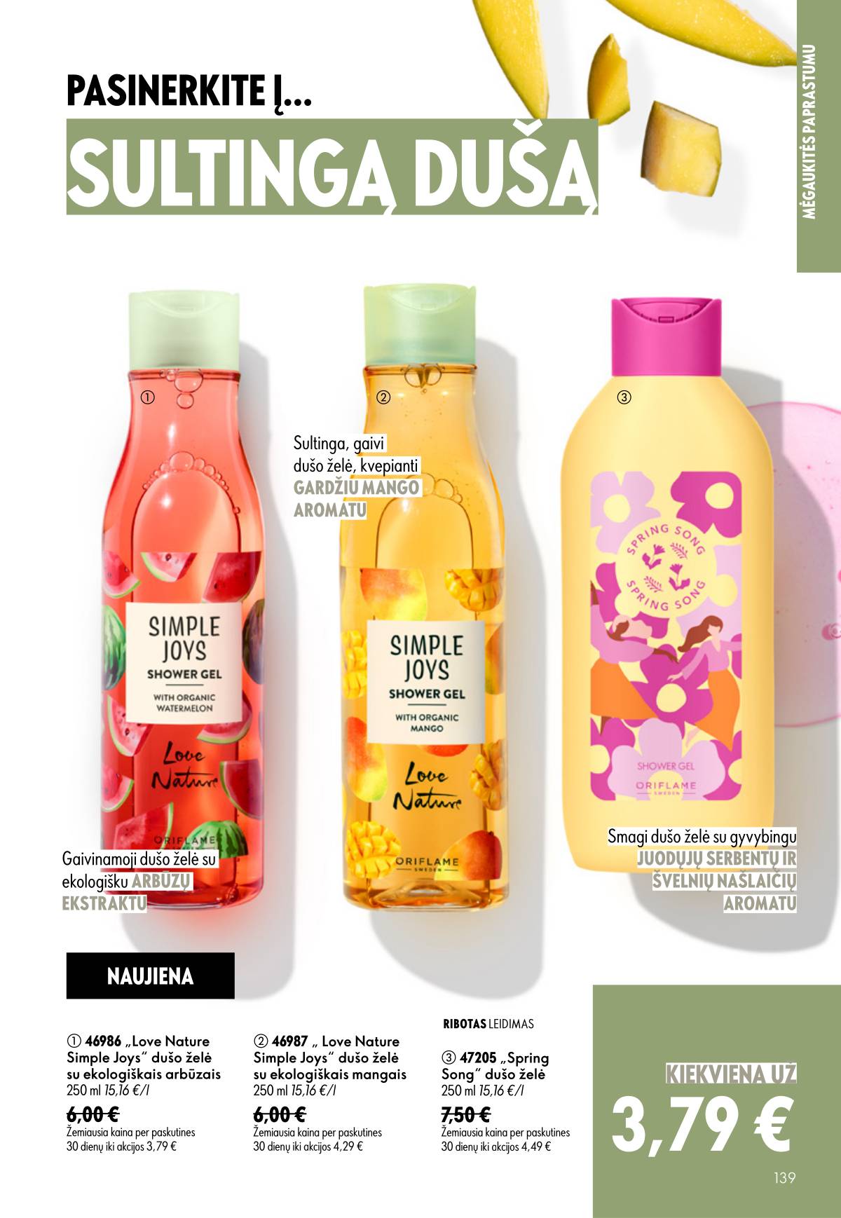 Oriflame - Oriflame akcijų katalogas 139 puslapis