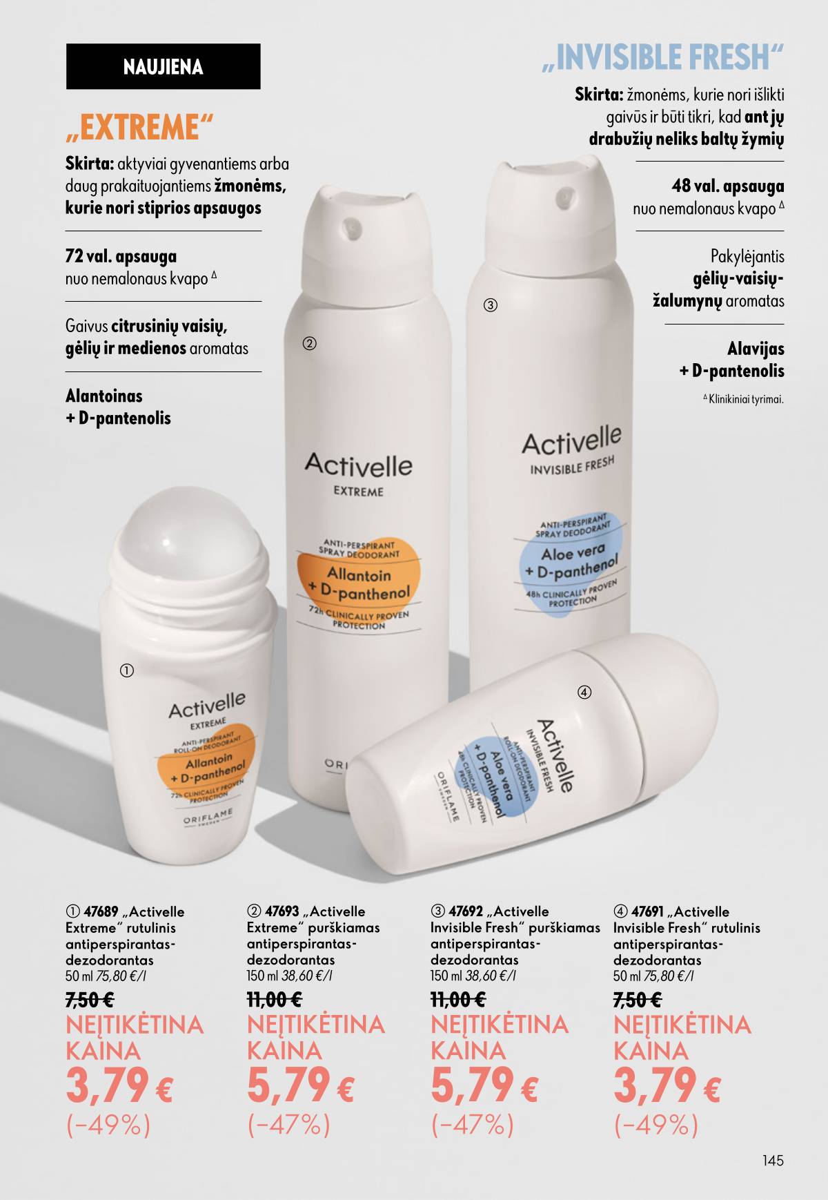 Oriflame - Oriflame akcijų katalogas 145 puslapis