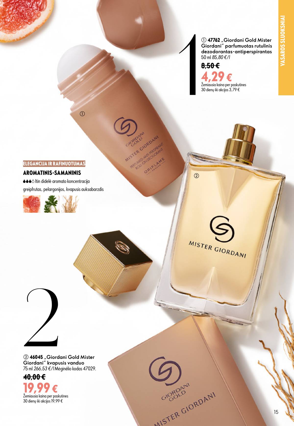 Oriflame - Oriflame akcijų katalogas 15 puslapis
