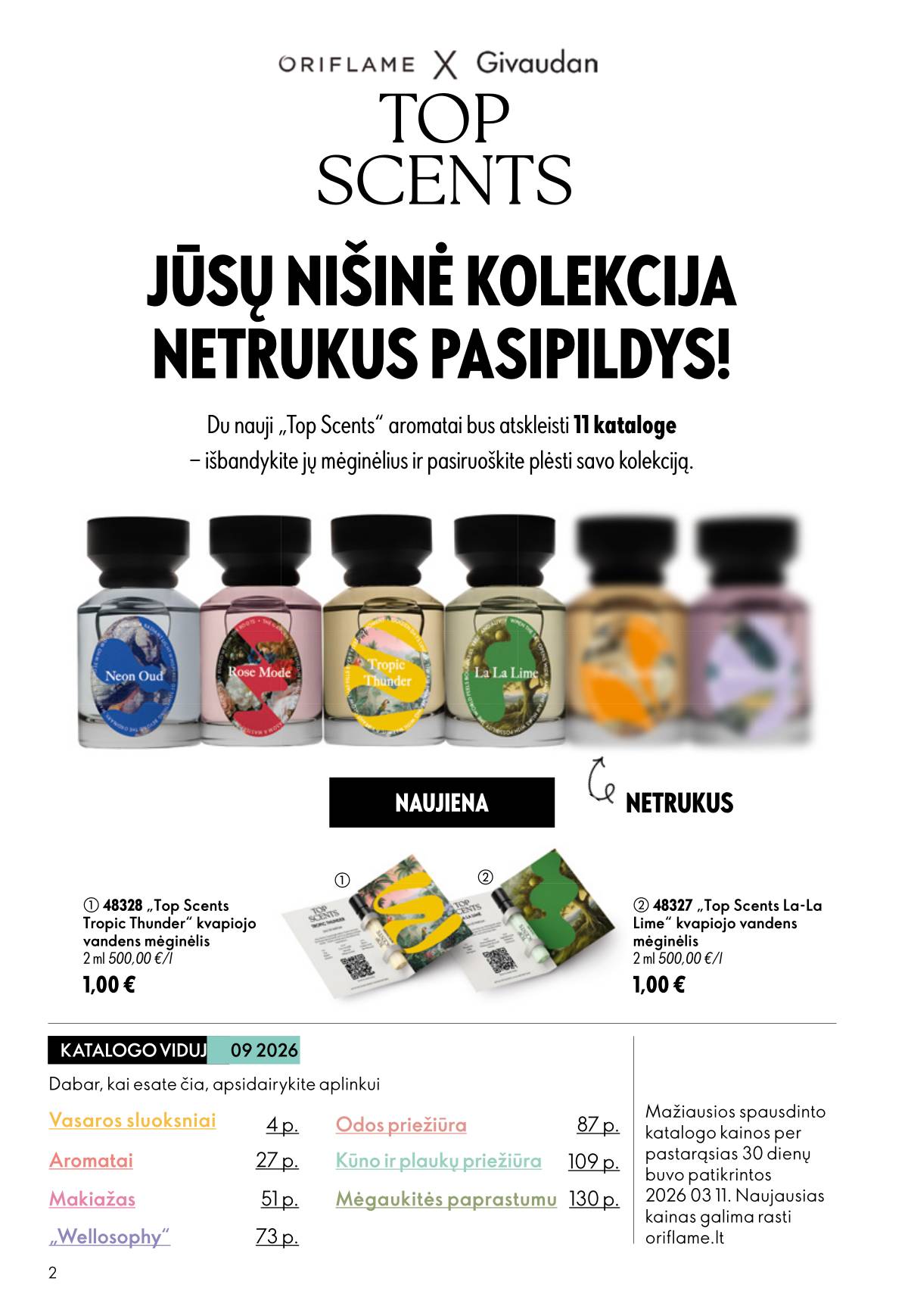 Oriflame - Oriflame akcijų katalogas 2 puslapis
