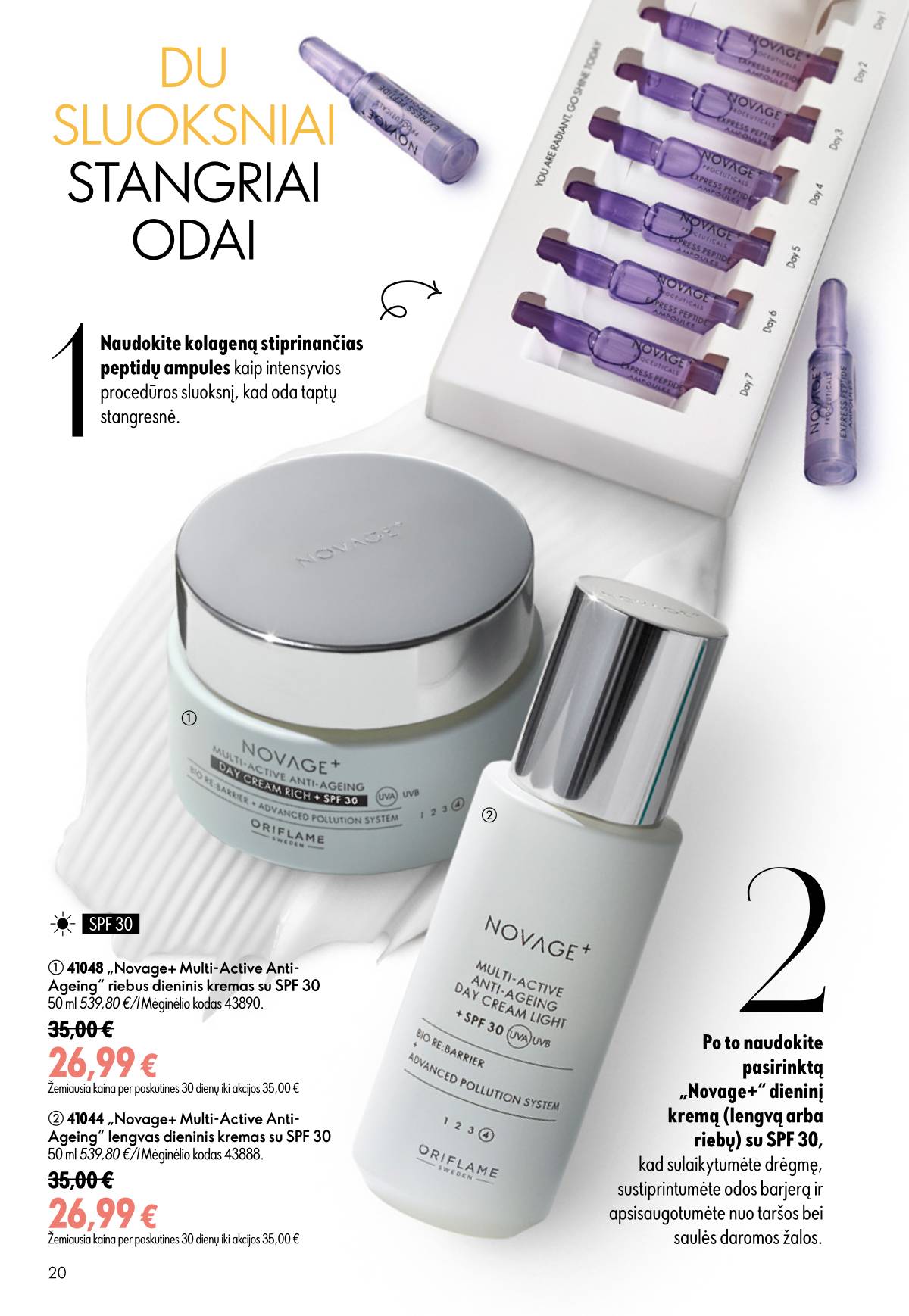 Oriflame - Oriflame akcijų katalogas 20 puslapis