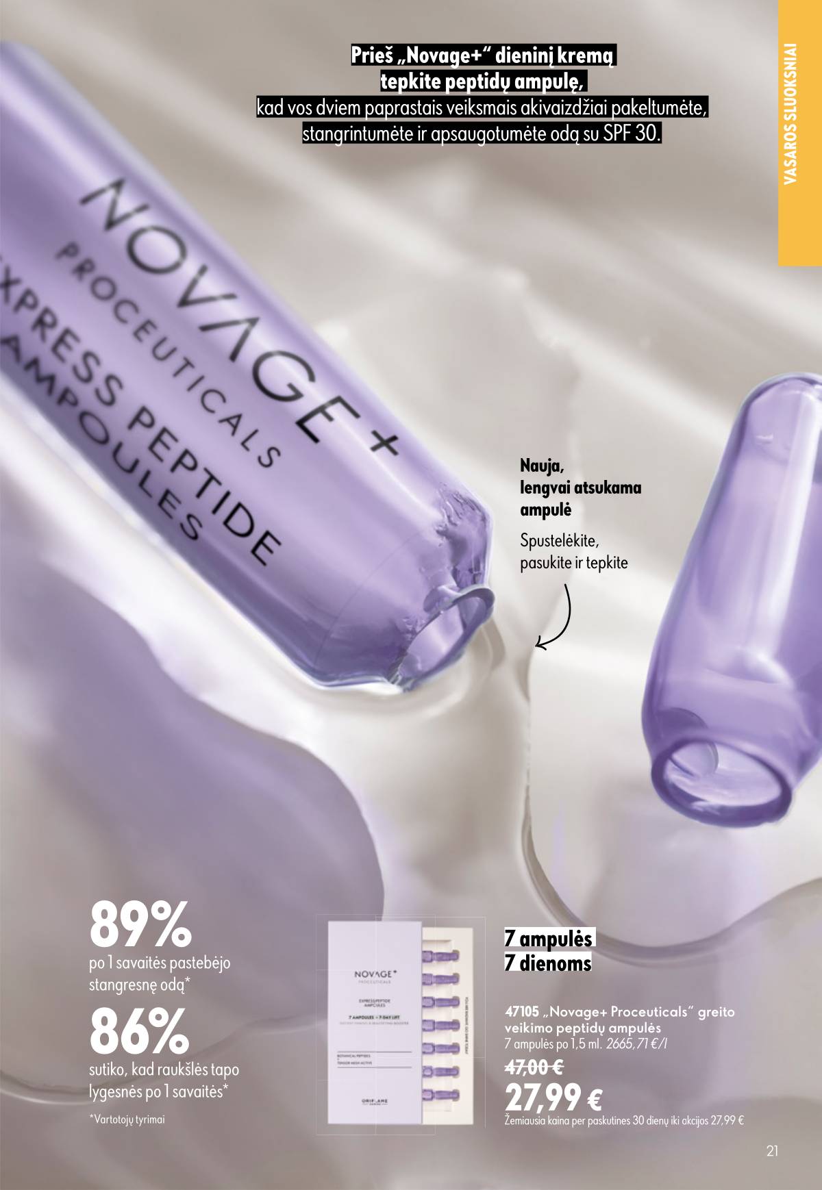 Oriflame - Oriflame akcijų katalogas 21 puslapis