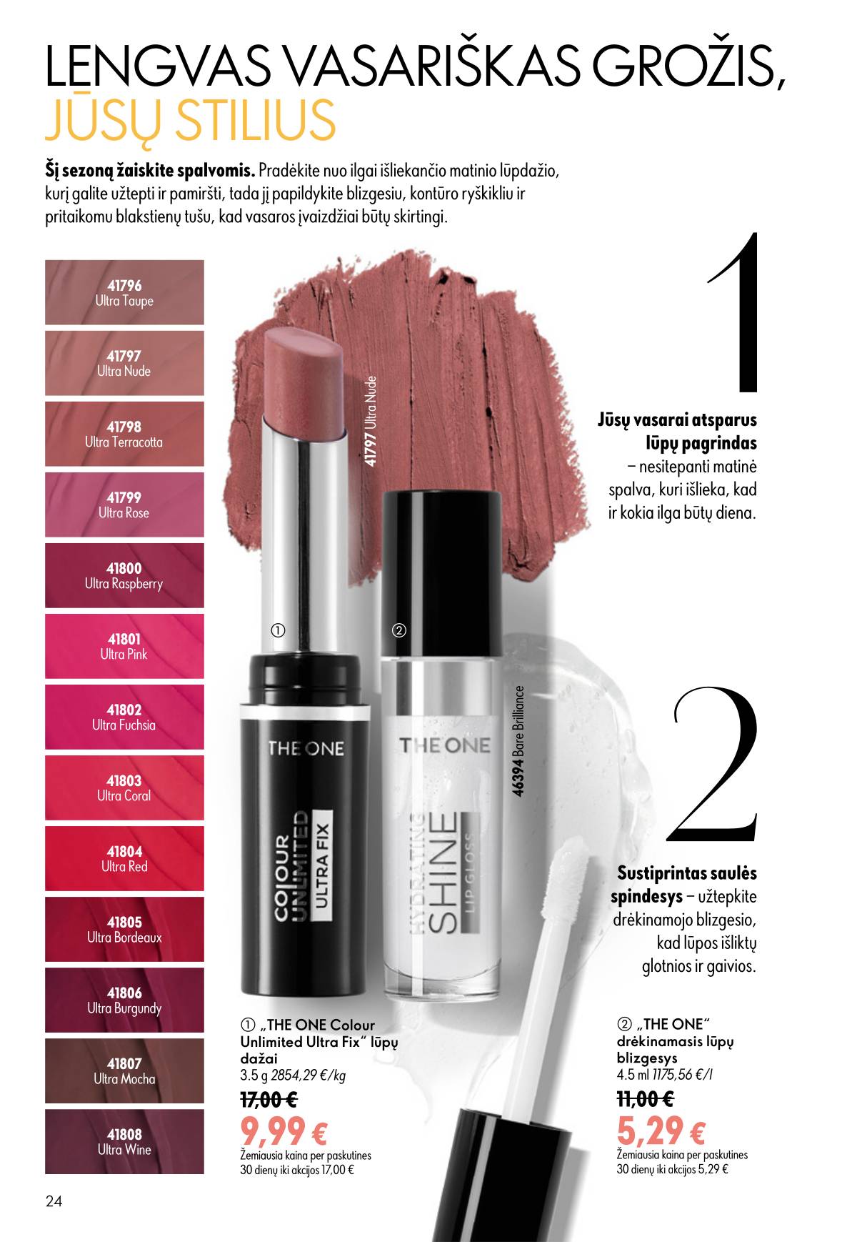 Oriflame - Oriflame akcijų katalogas 24 puslapis