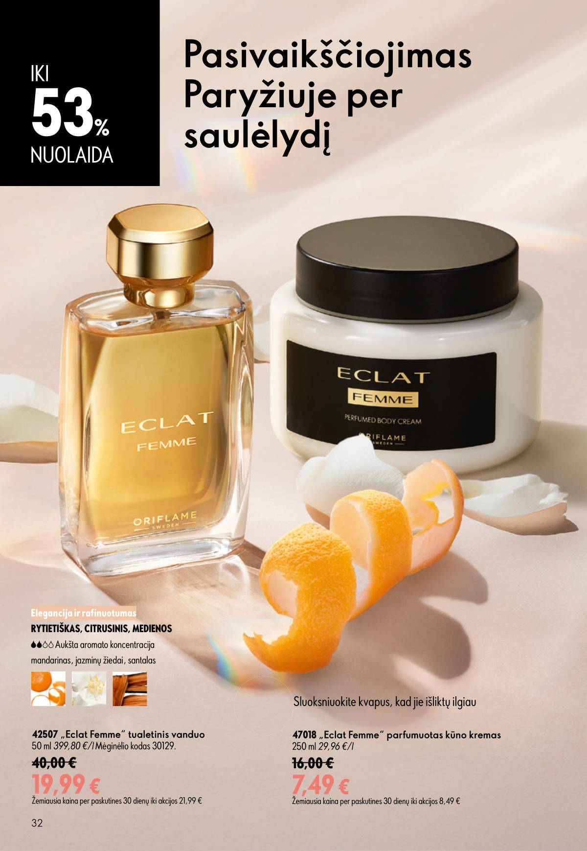 Oriflame - Oriflame akcijų katalogas 32 puslapis
