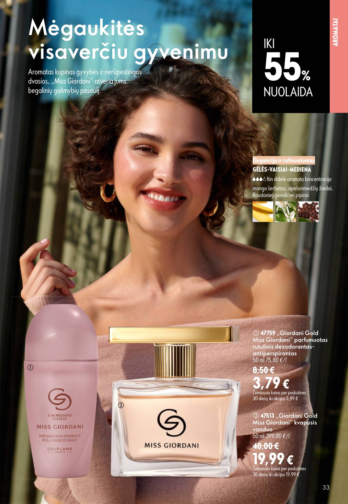 Oriflame - Oriflame akcijų katalogas 33 puslapis