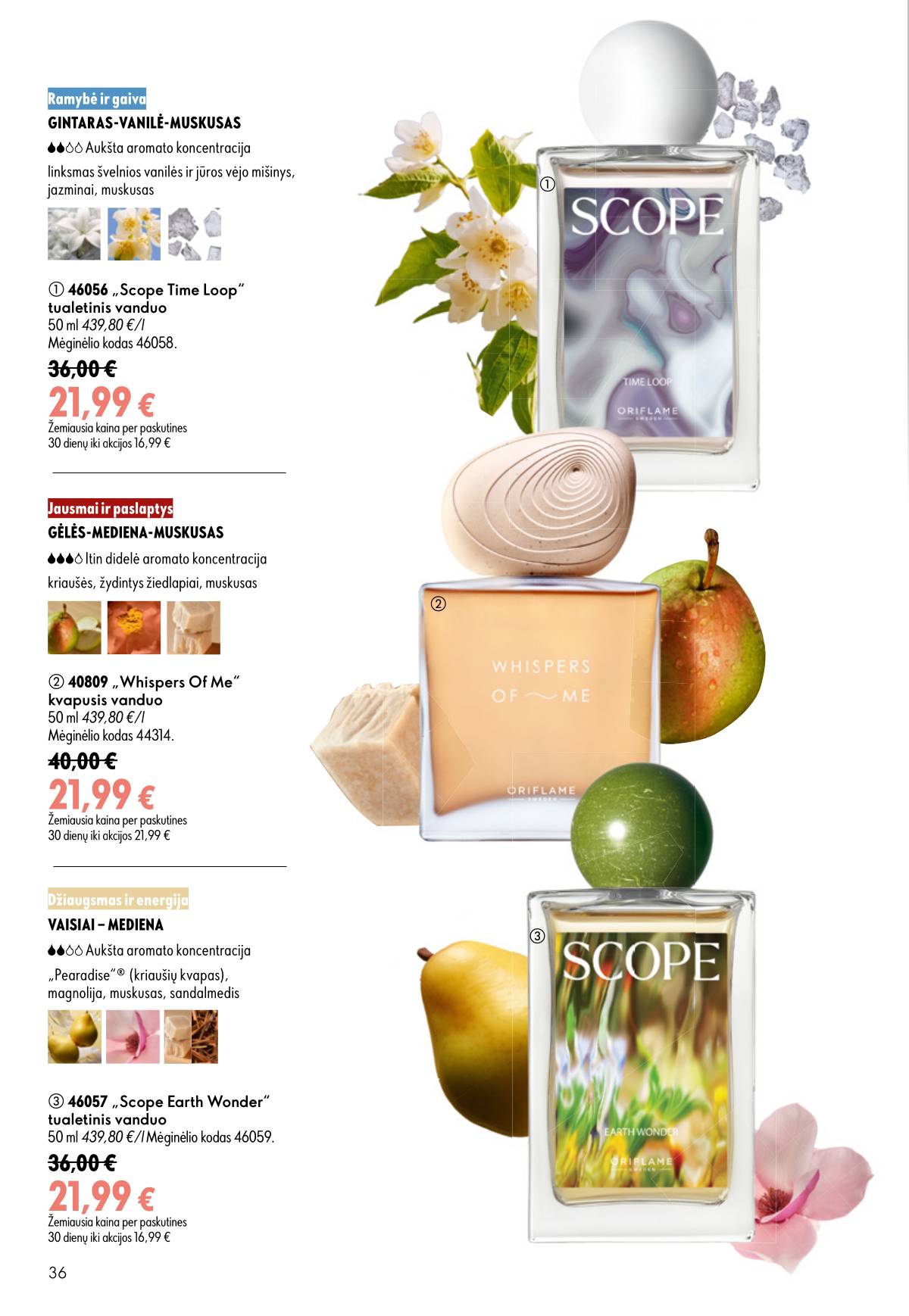 Oriflame - Oriflame akcijų katalogas 36 puslapis