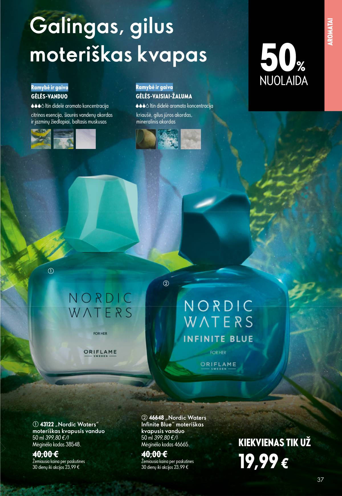 Oriflame - Oriflame akcijų katalogas 37 puslapis