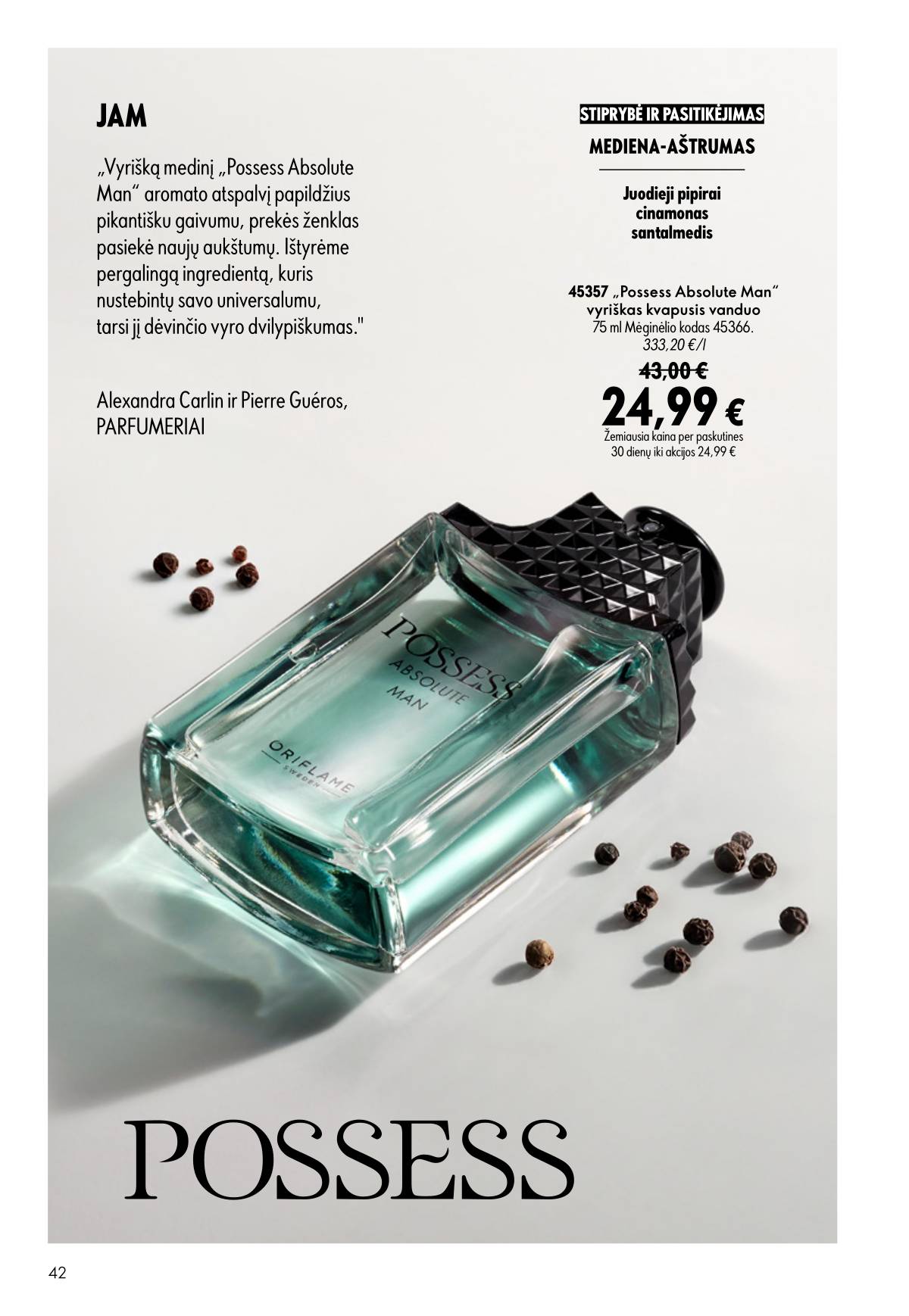 Oriflame - Oriflame akcijų katalogas 42 puslapis