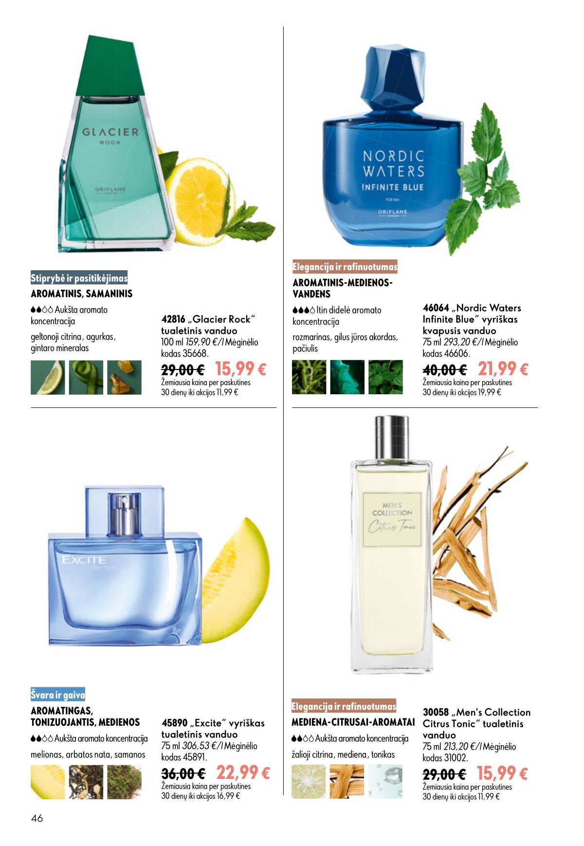 Oriflame - Oriflame akcijų katalogas 46 puslapis