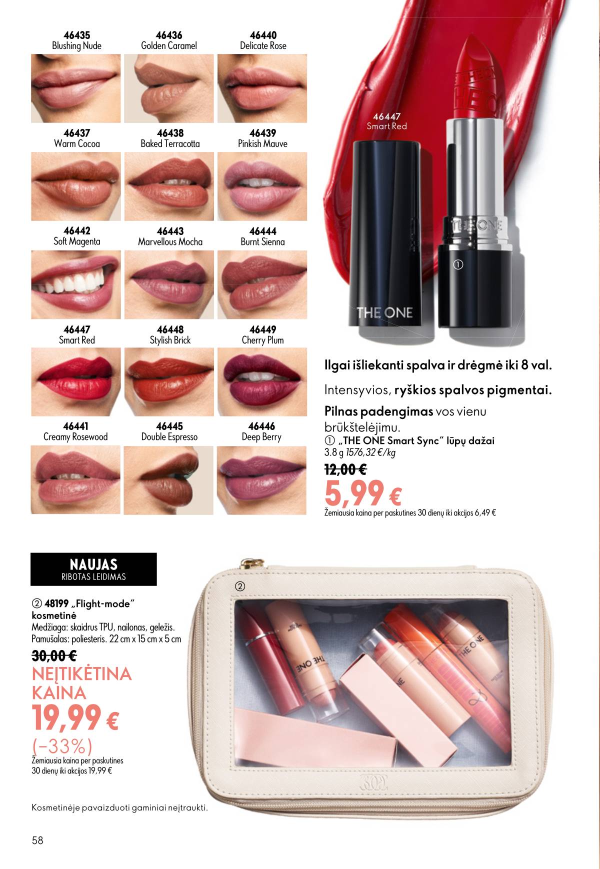 Oriflame - Oriflame akcijų katalogas 58 puslapis