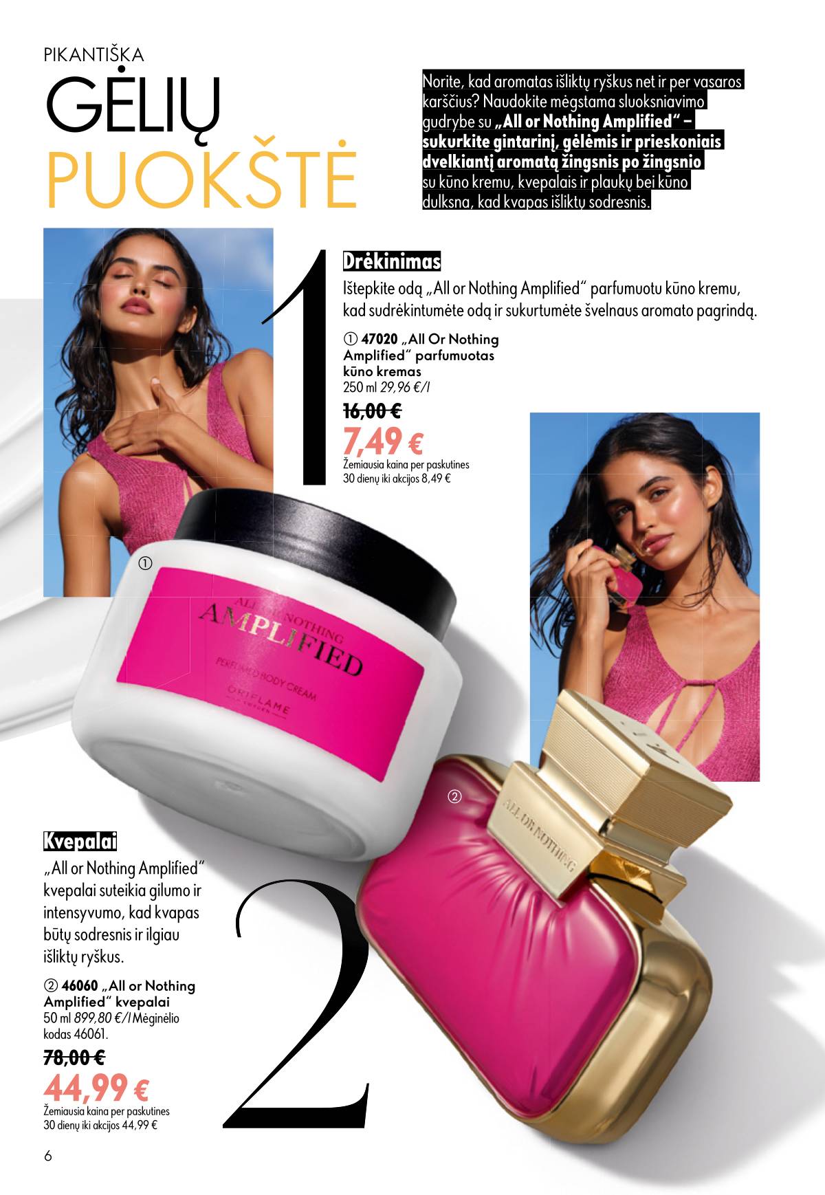 Oriflame - Oriflame akcijų katalogas 6 puslapis