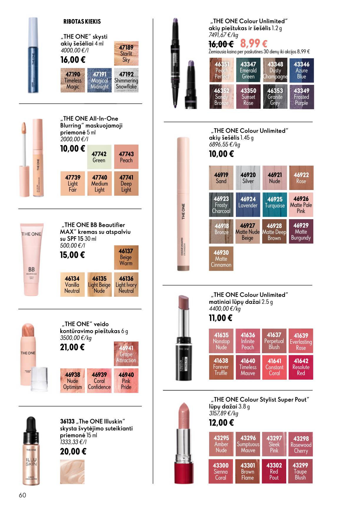 Oriflame - Oriflame akcijų katalogas 60 puslapis