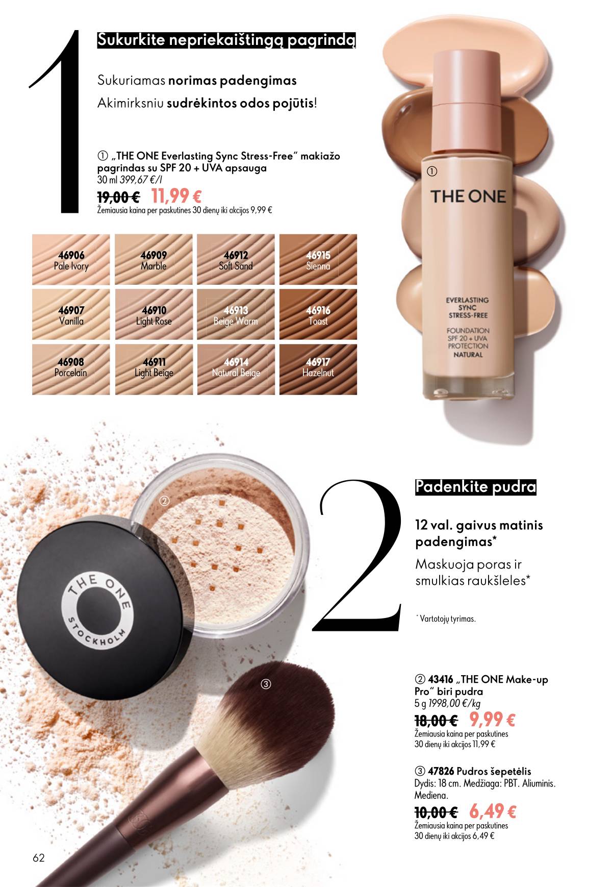 Oriflame - Oriflame akcijų katalogas 62 puslapis