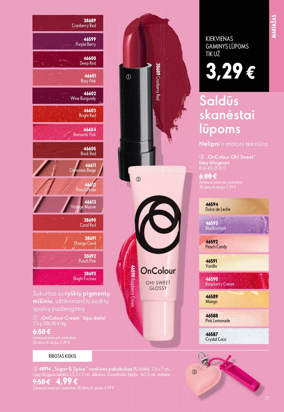 Oriflame - Oriflame akcijų katalogas 71 puslapis