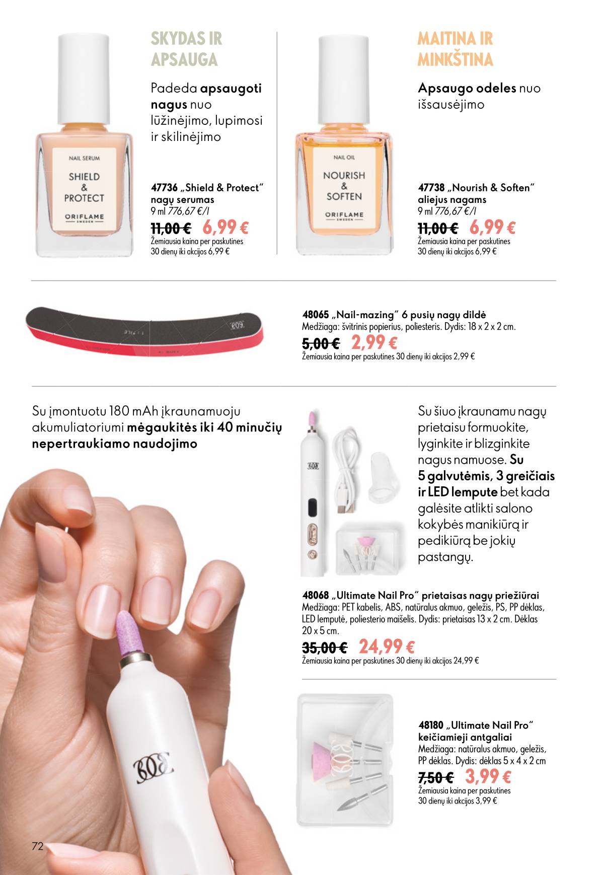 Oriflame - Oriflame akcijų katalogas 72 puslapis