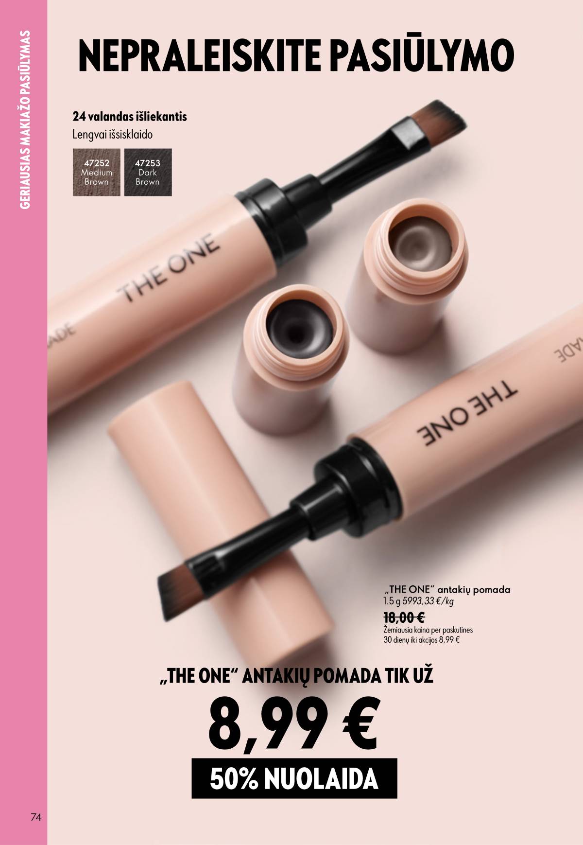 Oriflame - Oriflame akcijų katalogas 74 puslapis