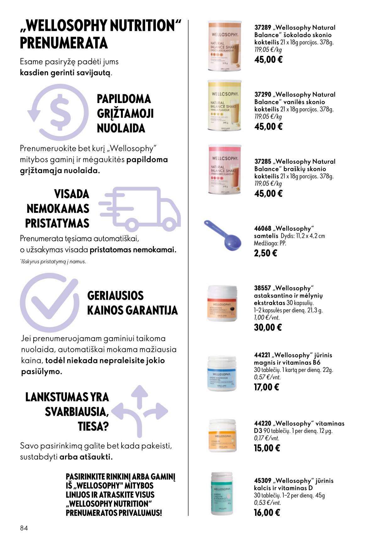 Oriflame - Oriflame akcijų katalogas 84 puslapis