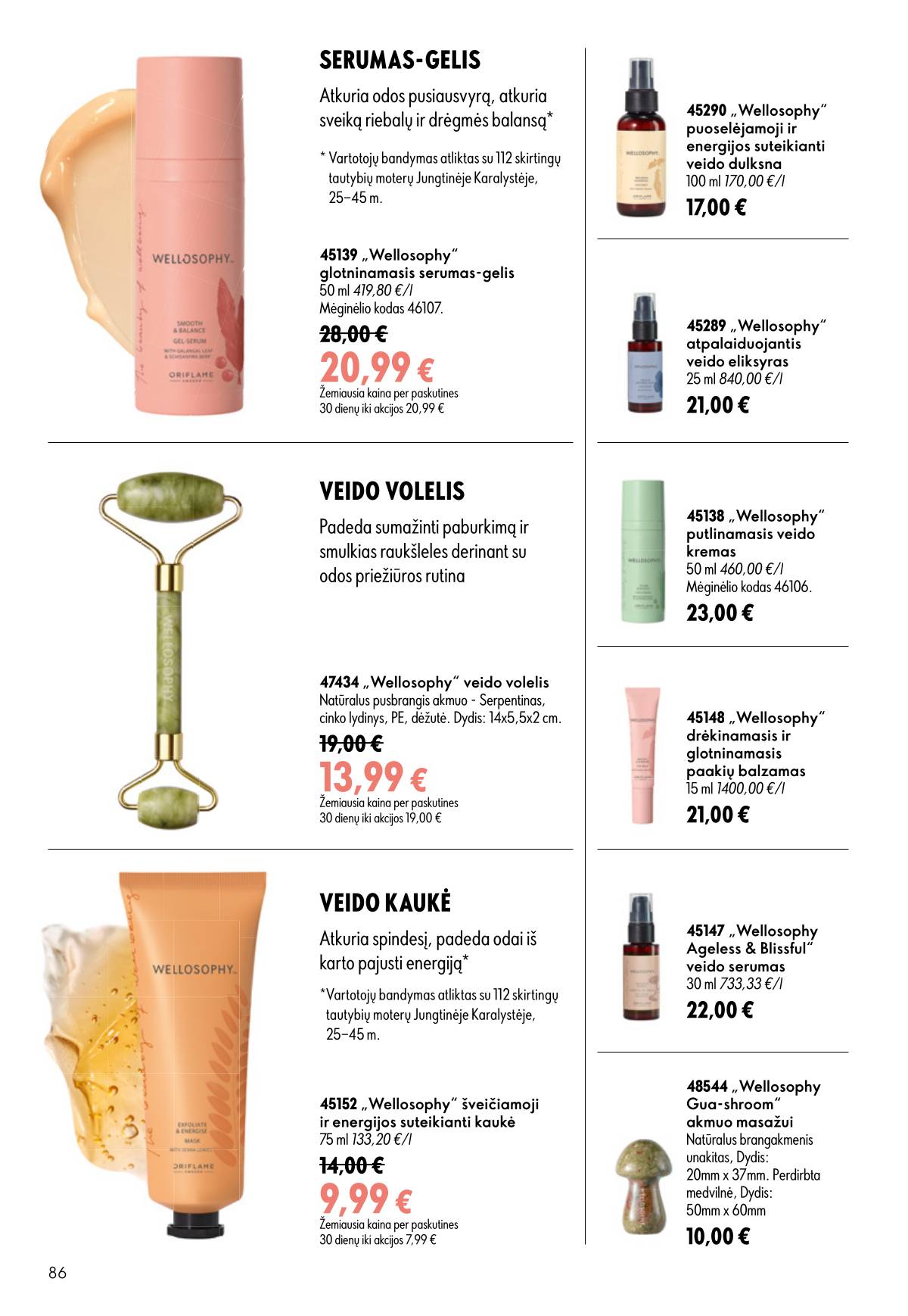 Oriflame - Oriflame akcijų katalogas 86 puslapis
