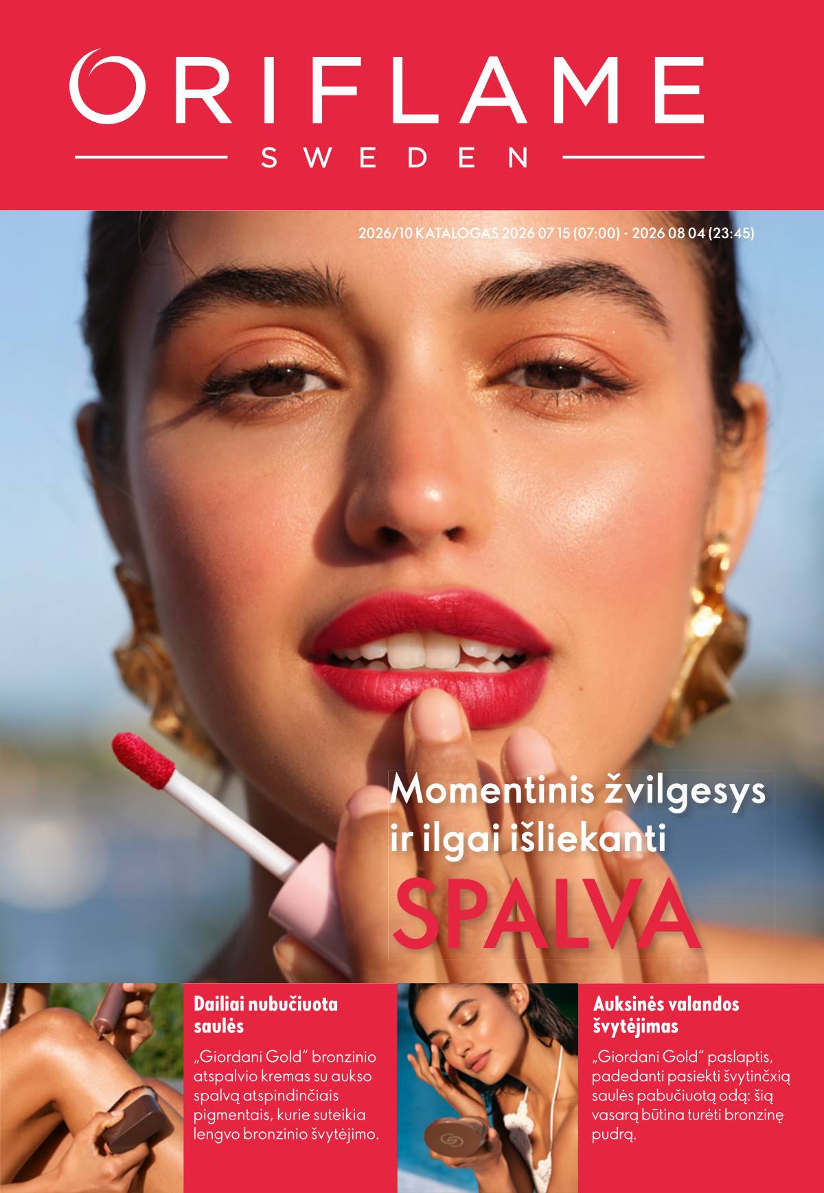 Oriflame - Oriflame kaltalogas | 2026-07-15 - 2026-08-04 1 puslapis