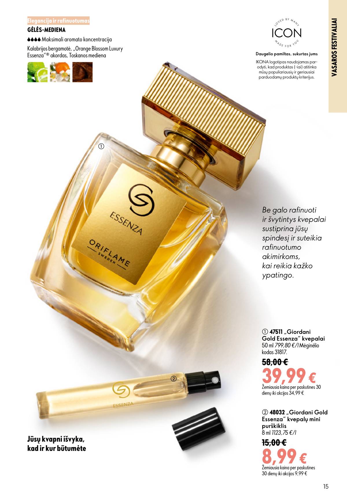 Oriflame - Oriflame kaltalogas | 2026-07-15 - 2026-08-04 15 puslapis