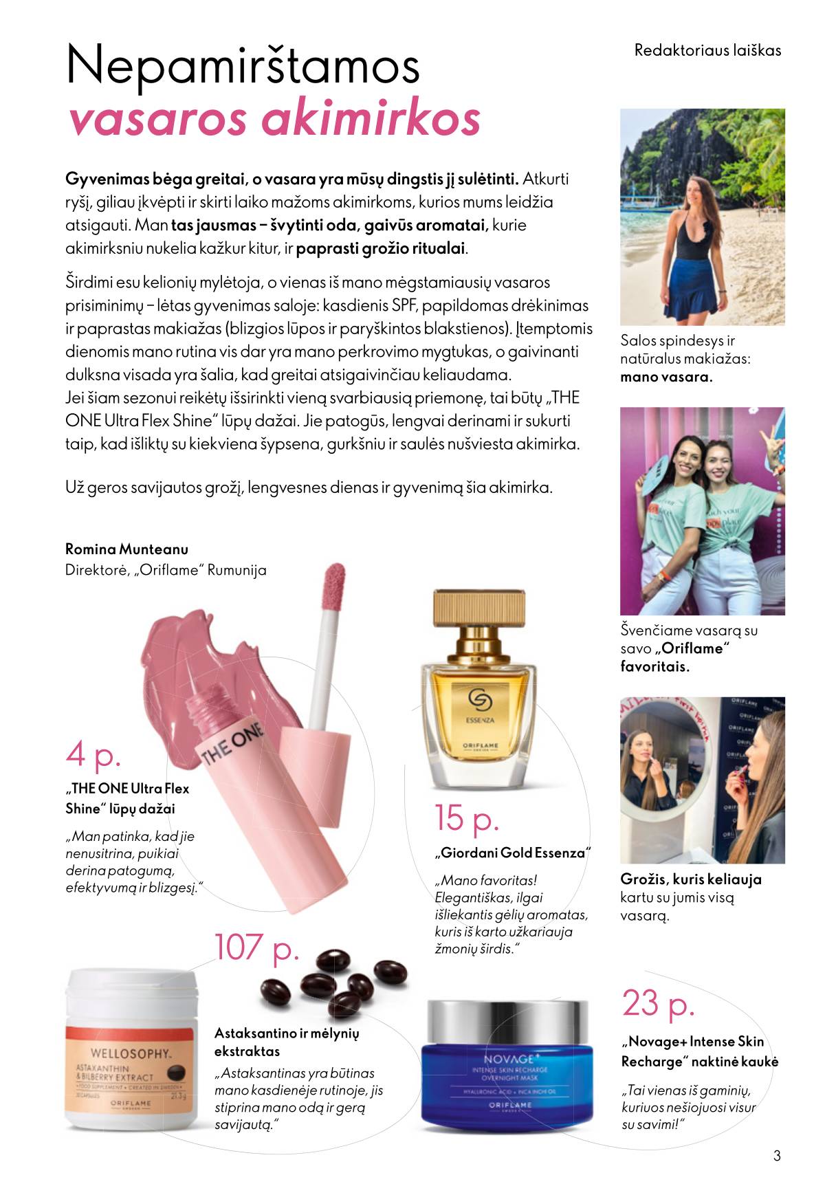 Oriflame - Oriflame kaltalogas | 2026-07-15 - 2026-08-04 3 puslapis