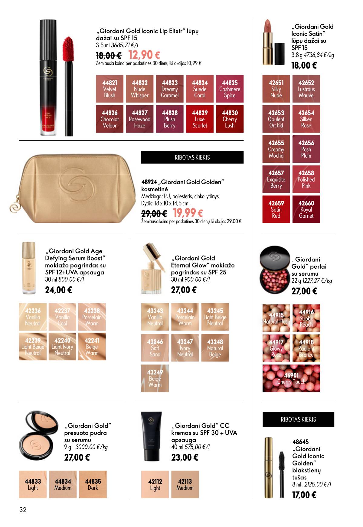 Oriflame - Oriflame kaltalogas | 2026-07-15 - 2026-08-04 32 puslapis