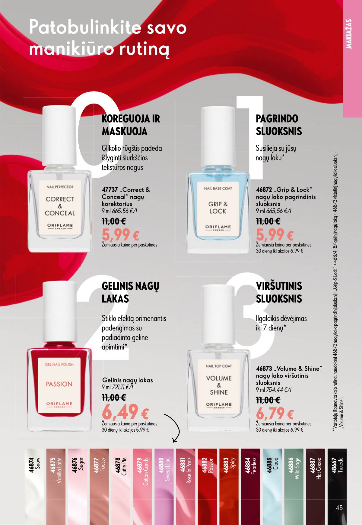 Oriflame - Oriflame kaltalogas | 2026-07-15 - 2026-08-04 45 puslapis