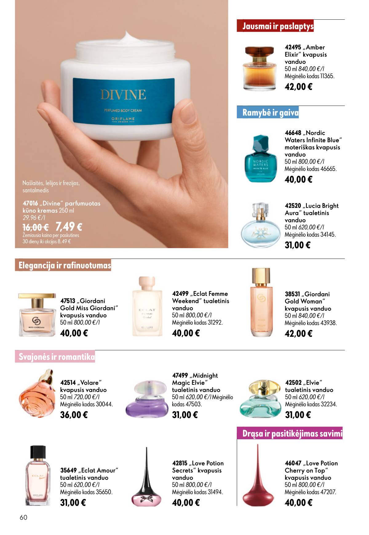 Oriflame - Oriflame kaltalogas | 2026-07-15 - 2026-08-04 60 puslapis
