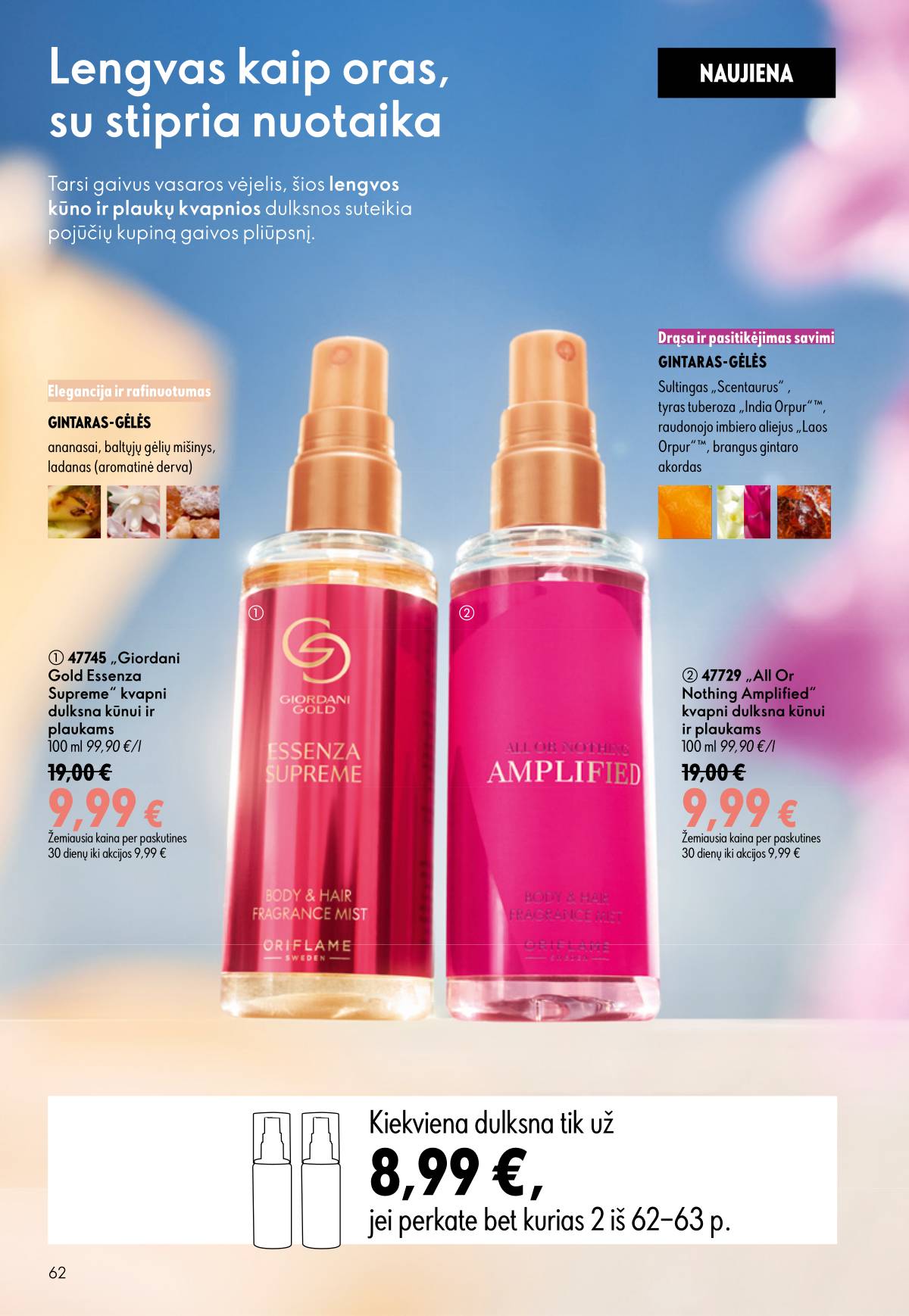 Oriflame - Oriflame kaltalogas | 2026-07-15 - 2026-08-04 62 puslapis