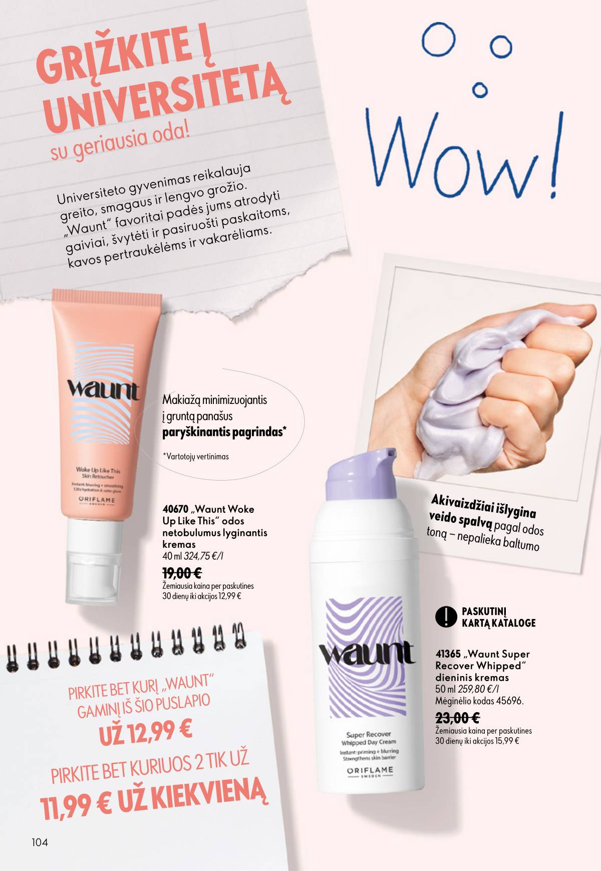Oriflame - Oriflame akcijų katalogas 104 puslapis
