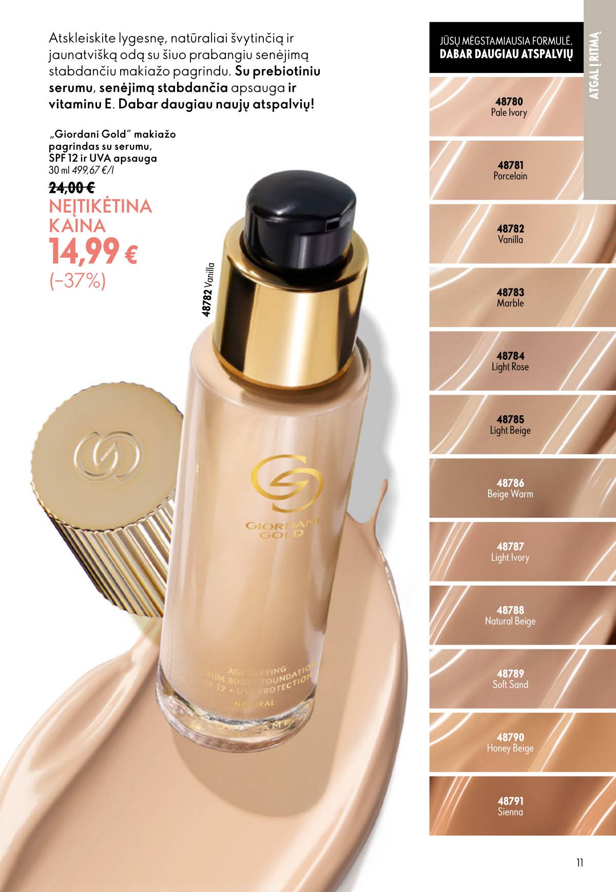 Oriflame - Oriflame akcijų katalogas 11 puslapis