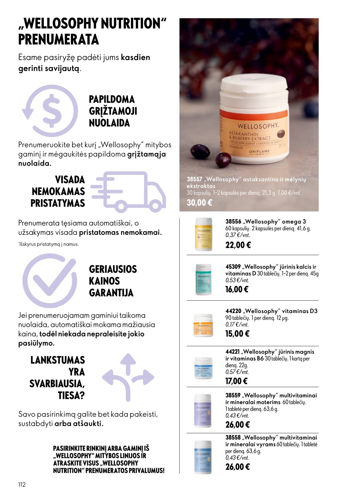 Oriflame - Oriflame akcijų katalogas 112 puslapis