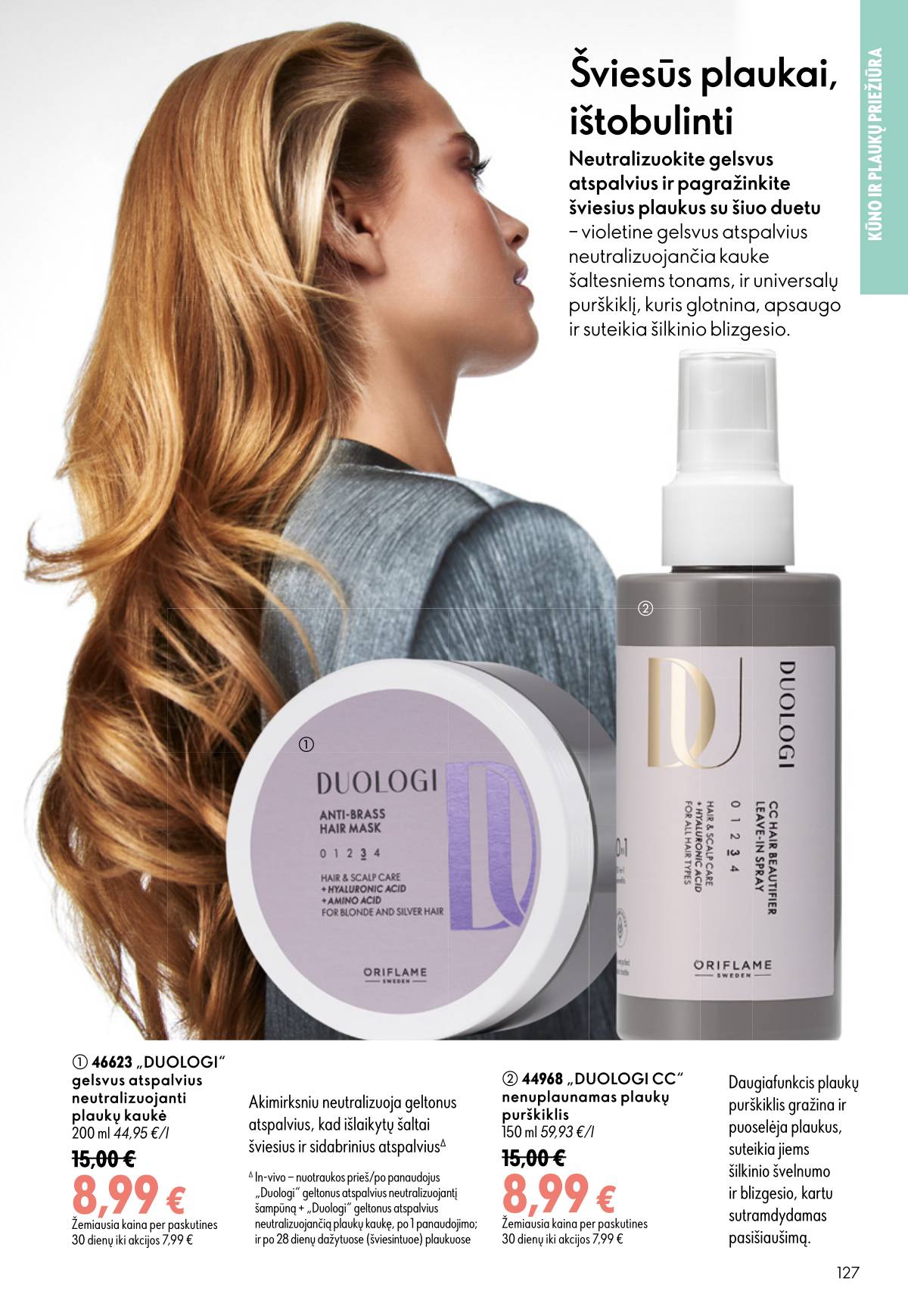 Oriflame - Oriflame akcijų katalogas 127 puslapis