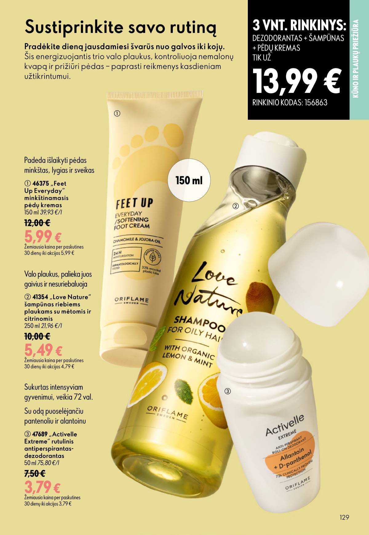 Oriflame - Oriflame akcijų katalogas 129 puslapis
