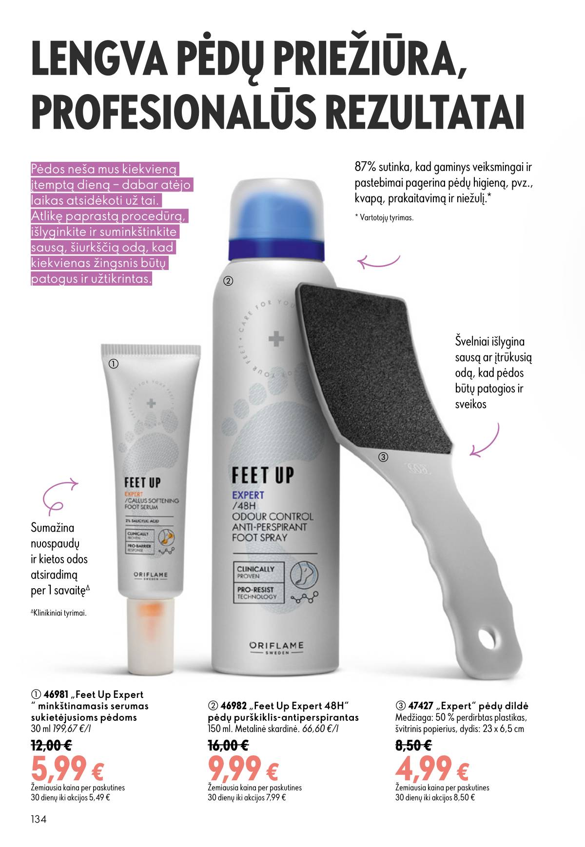 Oriflame - Oriflame akcijų katalogas 134 puslapis