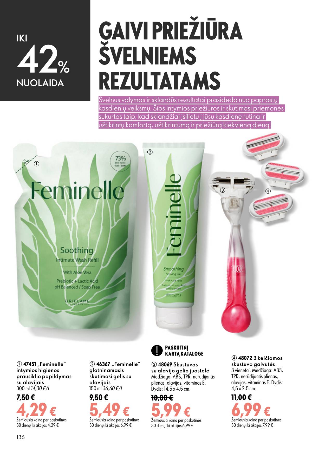 Oriflame - Oriflame akcijų katalogas 136 puslapis
