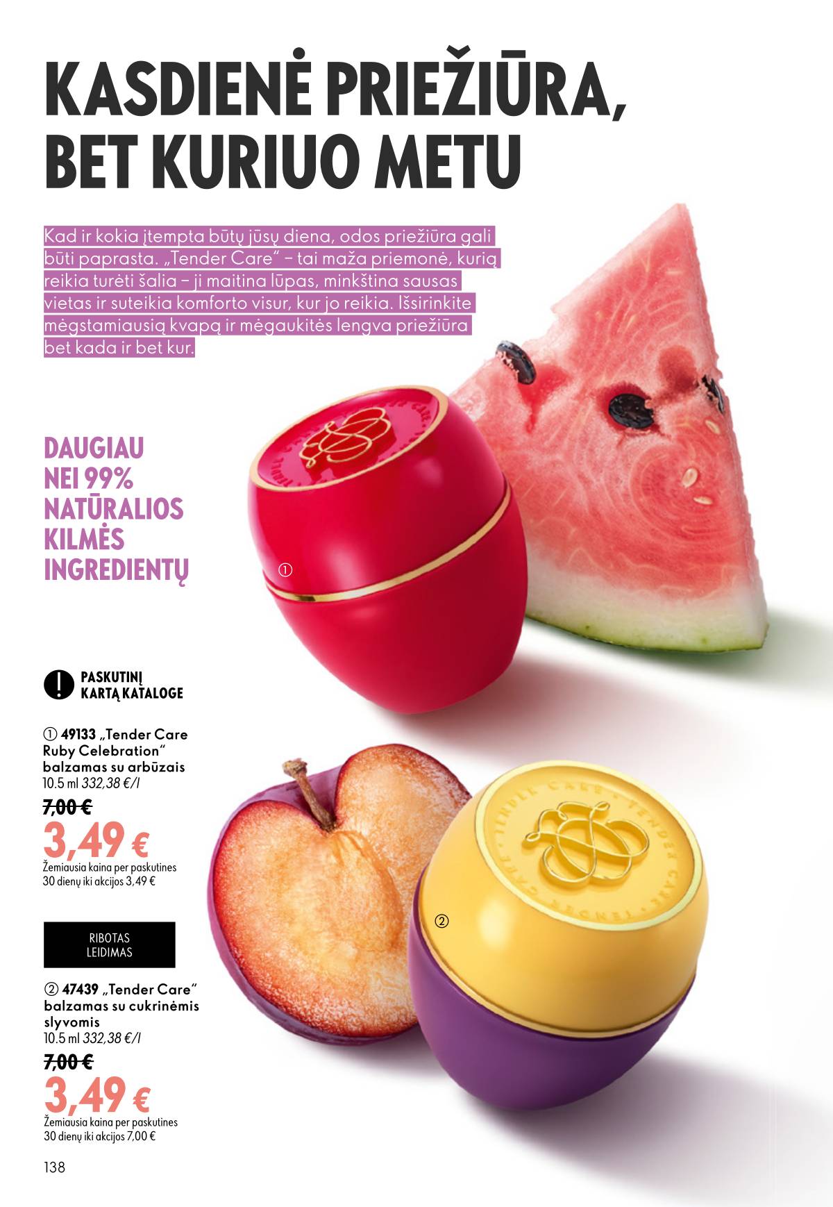 Oriflame - Oriflame akcijų katalogas 138 puslapis