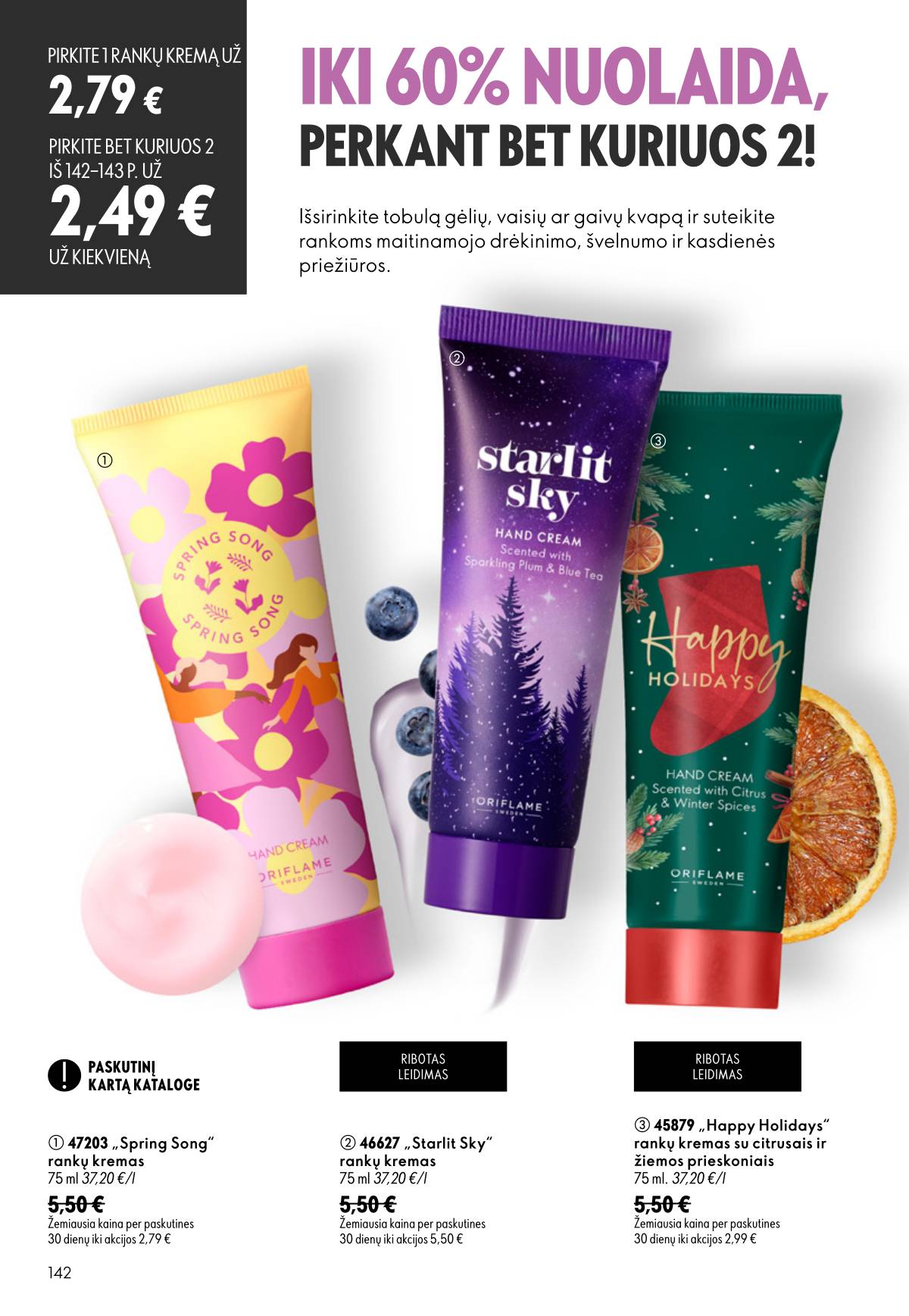 Oriflame - Oriflame akcijų katalogas 142 puslapis