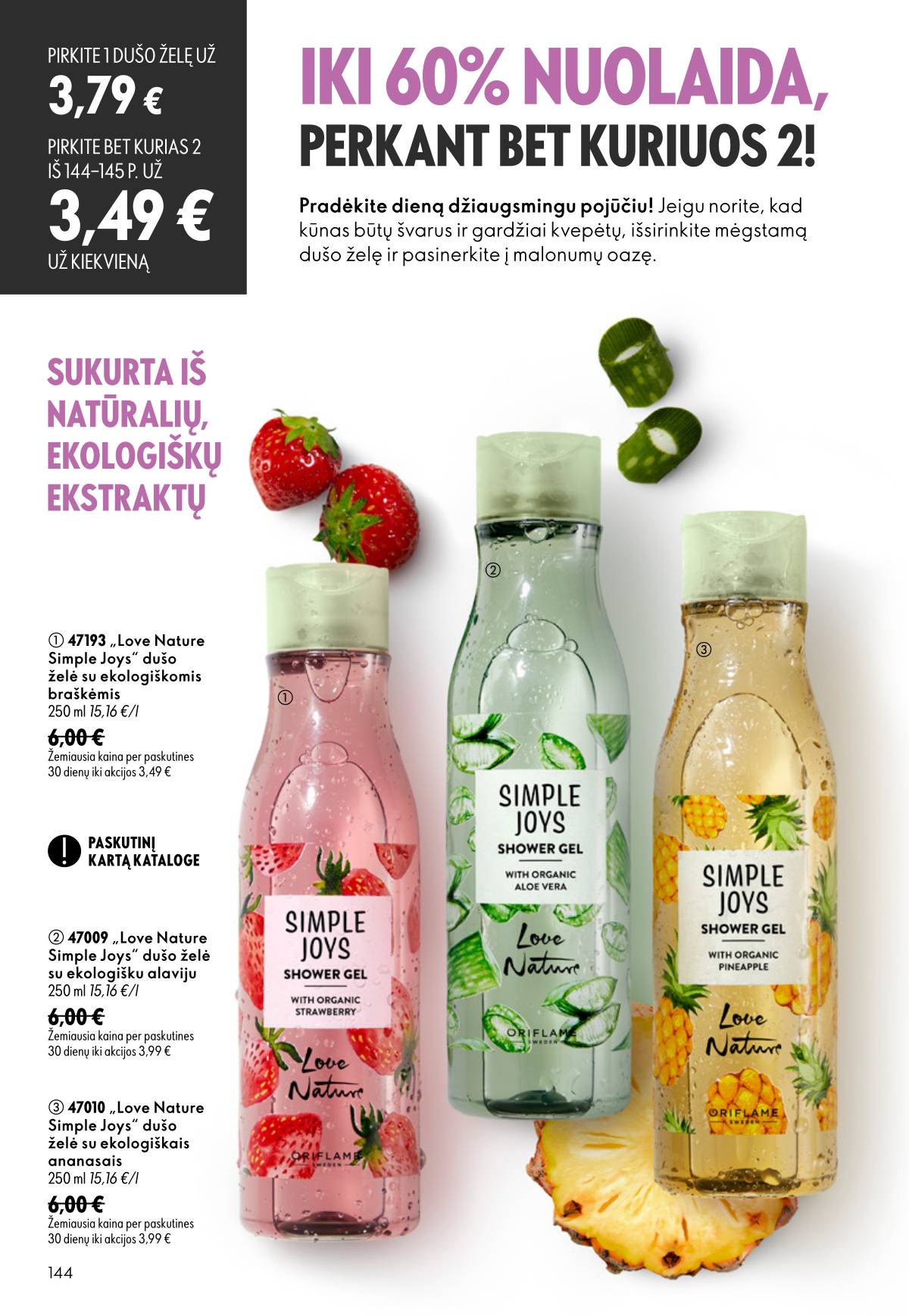 Oriflame - Oriflame akcijų katalogas 144 puslapis