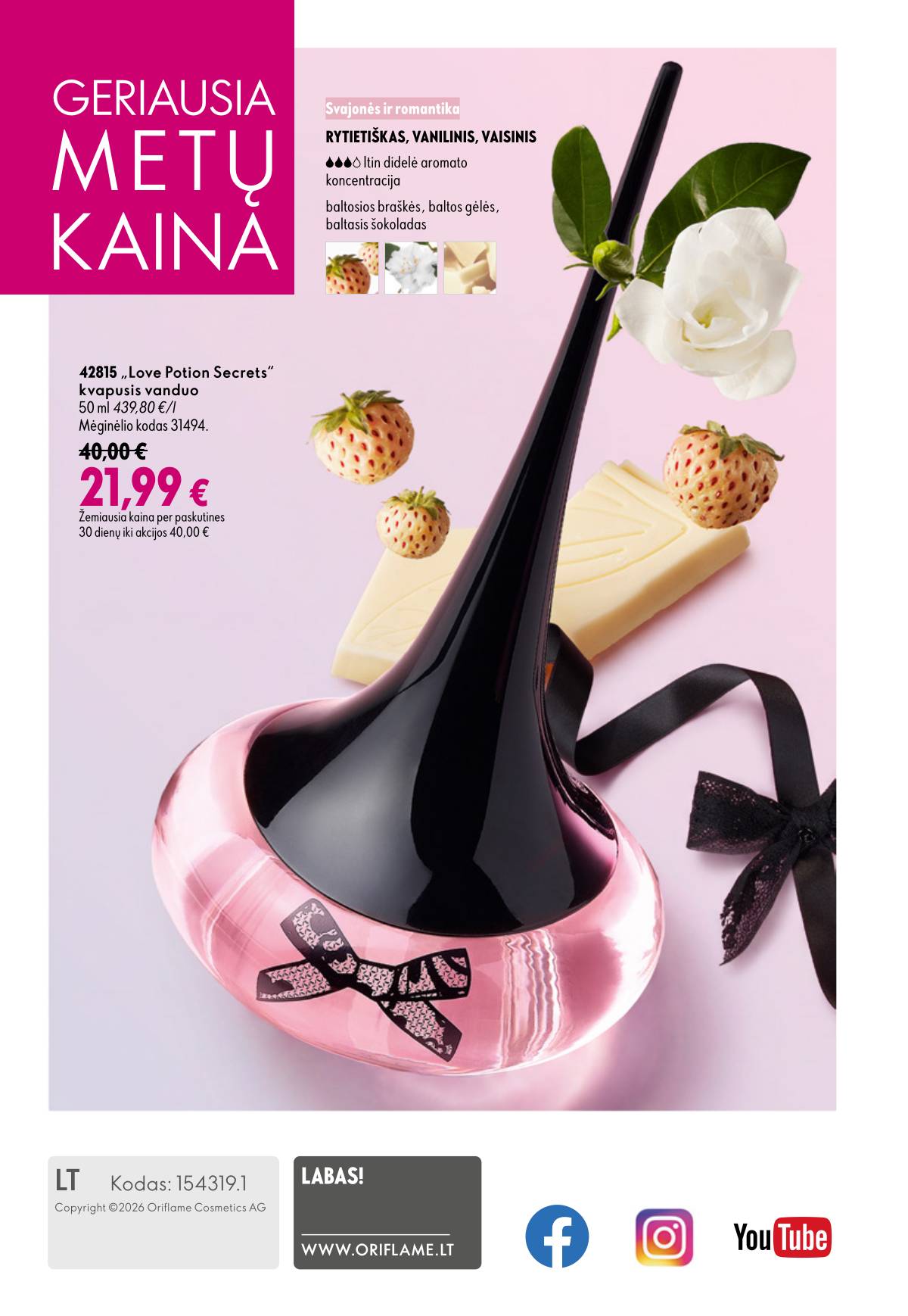 Oriflame - Oriflame akcijų katalogas 148 puslapis